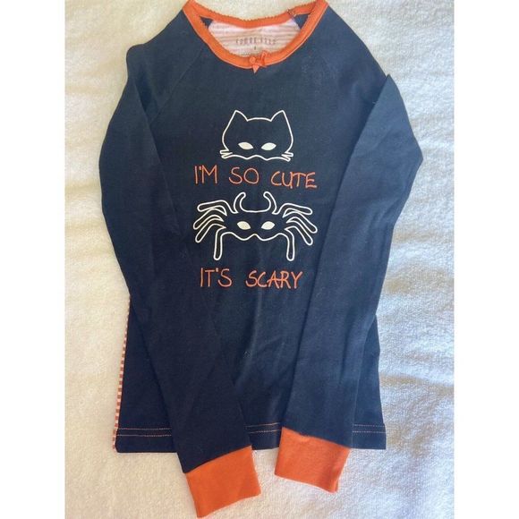 Other - Komar Kids halloween long sleeve top shirt Black and Orange size 8